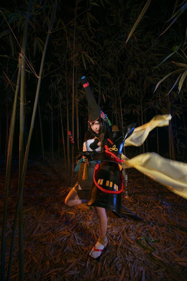 长腿小姐姐妖刀姬COSPLAY,乳量好评!