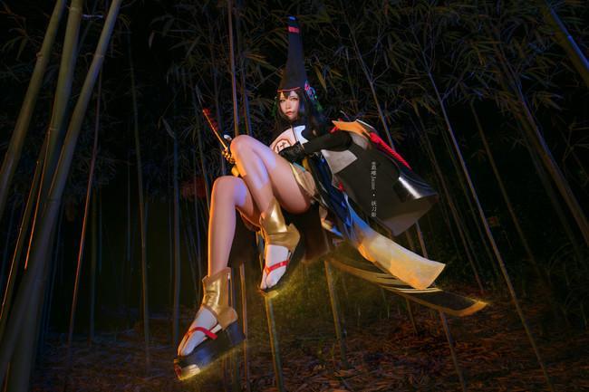 长腿小姐姐妖刀姬COSPLAY,乳量好评!