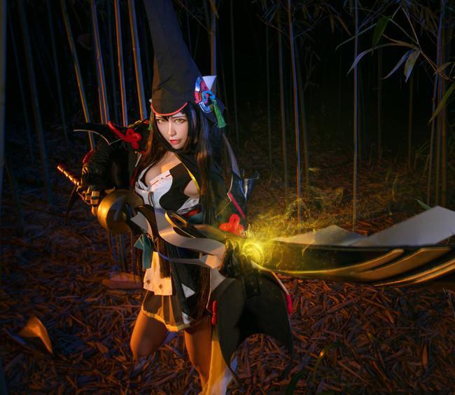 长腿小姐姐妖刀姬COSPLAY,乳量好评!