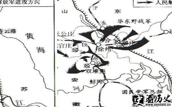 淮海战役作战图