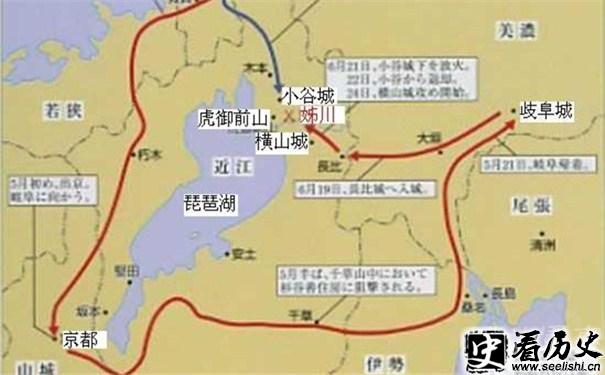 姊川合战形势图