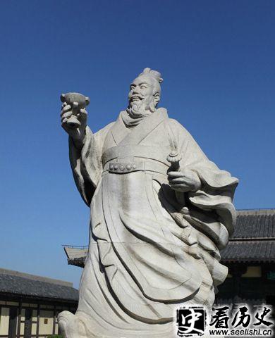 汉高祖刘邦雕塑